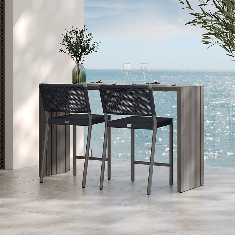 Ebel Orleans Woven Counter Chair