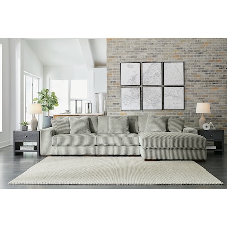 3-Piece Sectional With Chaise