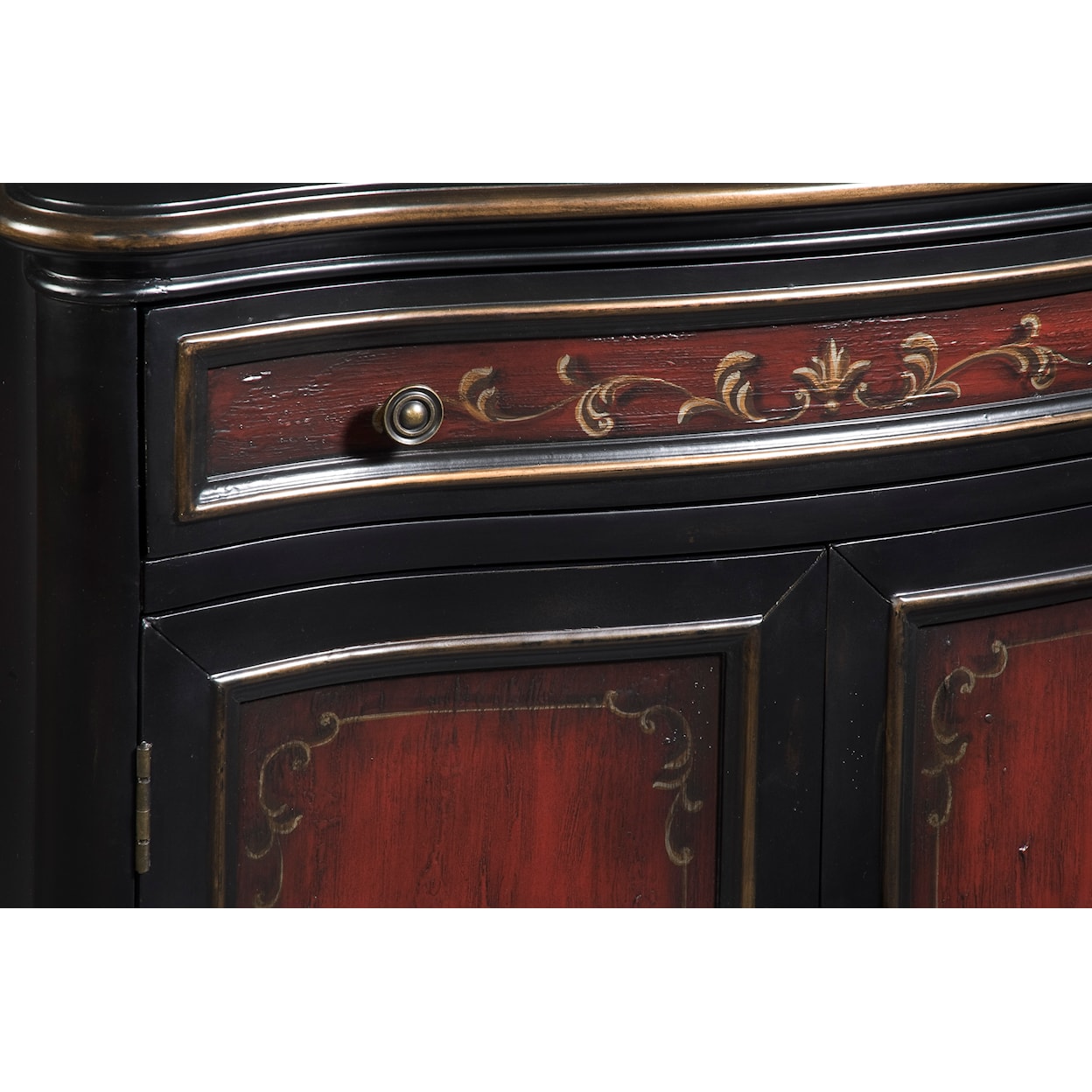 Accentrics Home Accents Two Toned Hand Pained Hall Chest