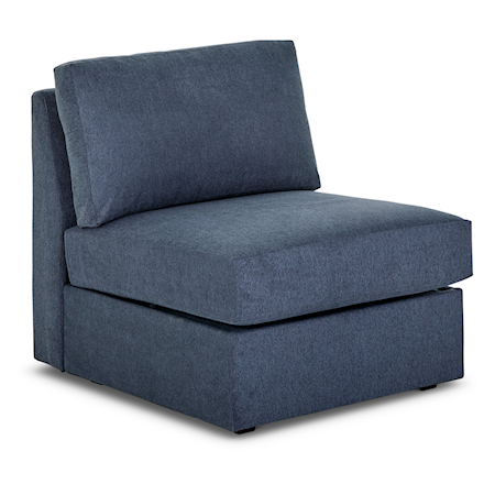 Flex Armless Chair - Denim