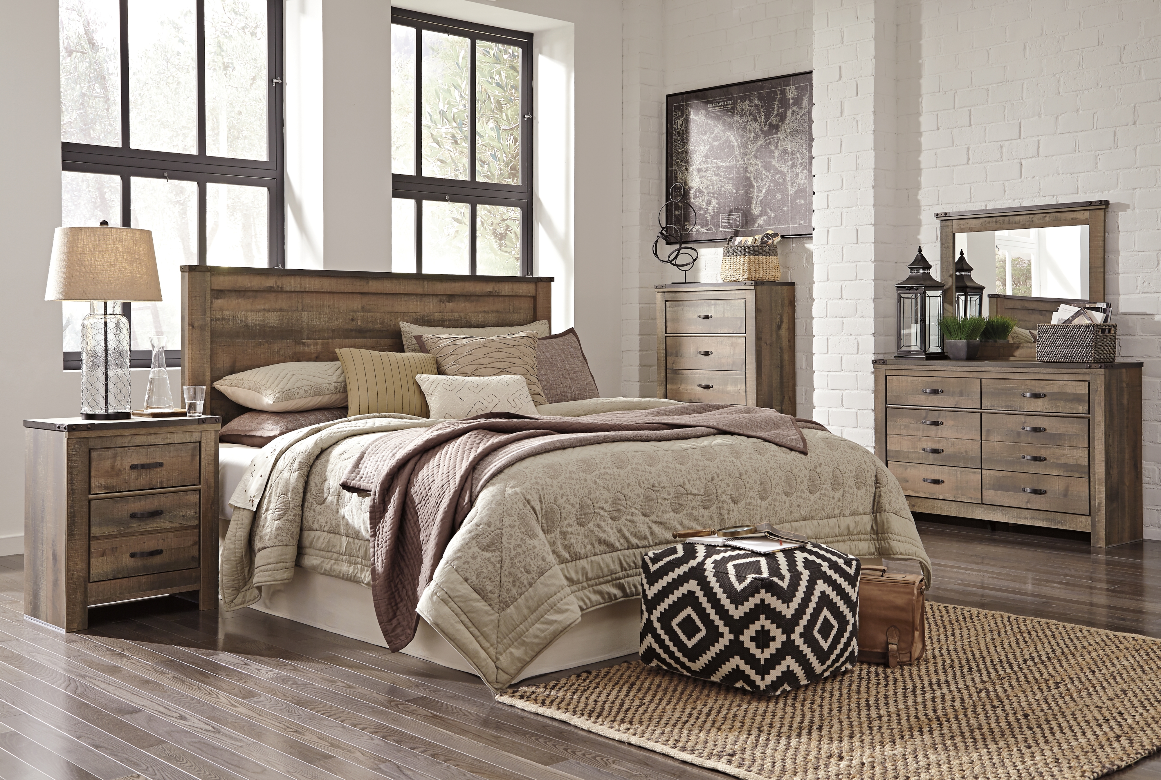 Ashley Signature Design Trinell King/Cal King Panel Headboard