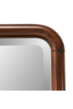 Michael Amini Mason Park Modern Beveled Dresser Mirror with LED Lighting