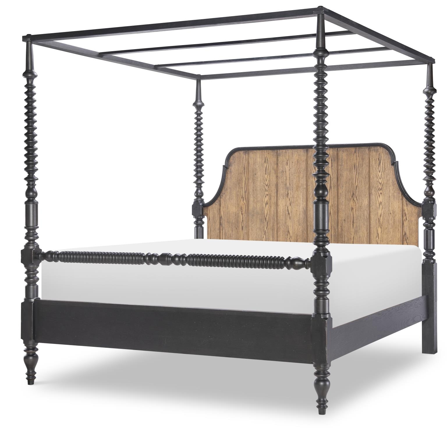 Bobbin Post Canopy Bed 5/0 Queen