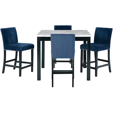5-Piece Counter Dining Table Set