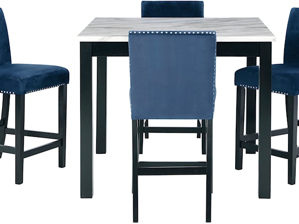 5-Piece Counter Dining Table Set