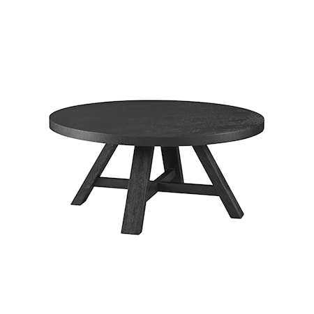 Modern Farmhouse Round Cocktail Table