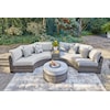 Signature Design by Ashley Harbor Court Ottoman with Cushion