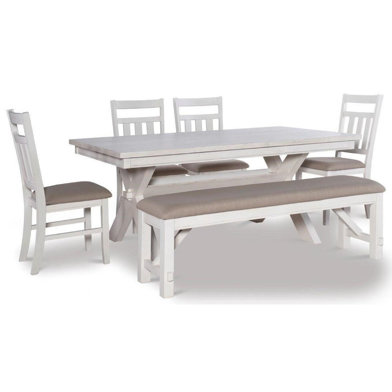 Powell Turino 6-Piece Dining Set