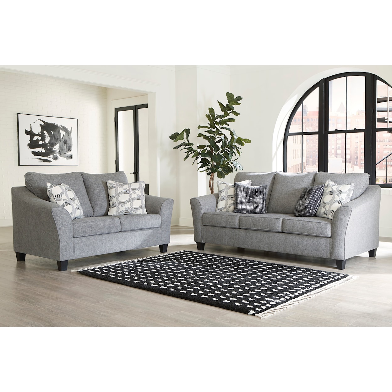 Ashley Furniture Benchcraft Mathonia 2-Piece Living Room Set