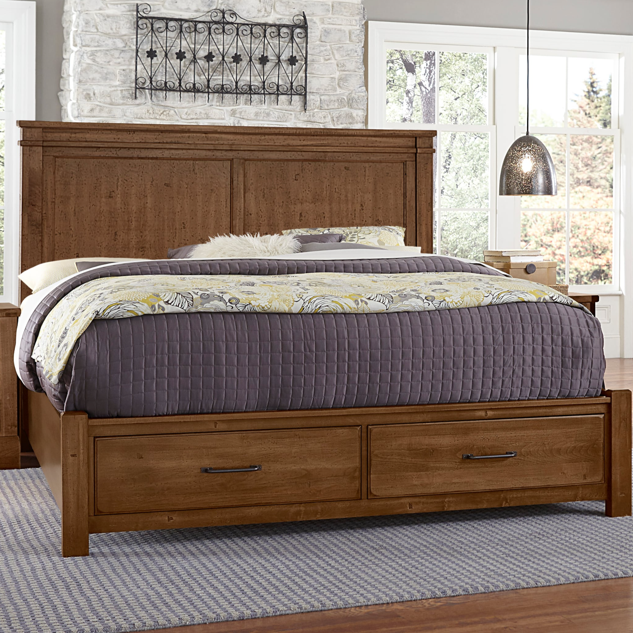 Artisan & Post Cool Rustic California King Mansion Bed