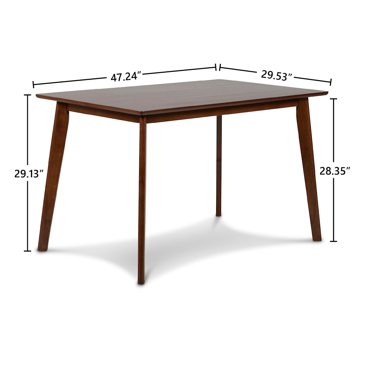 New Classic Furniture Morocco 47" Rectangle Dining Table