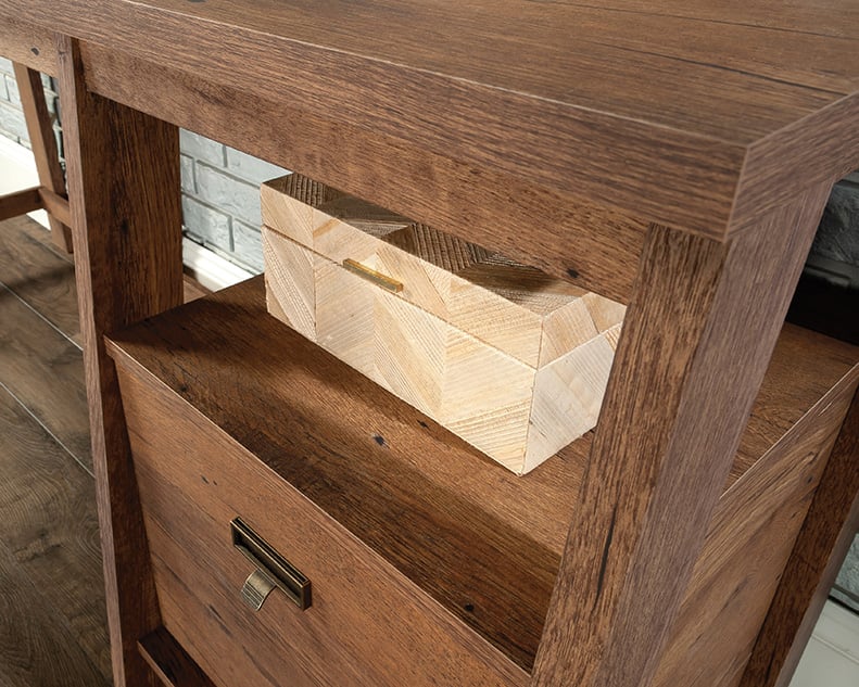 Trestle L-Shaped Desk