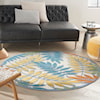 Nourison Aloha 5'3" Round  Rug