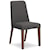 Signature Design by Ashley Furniture Lyncott Mid-Century Modern Dining Chair in Charcoal Fabric