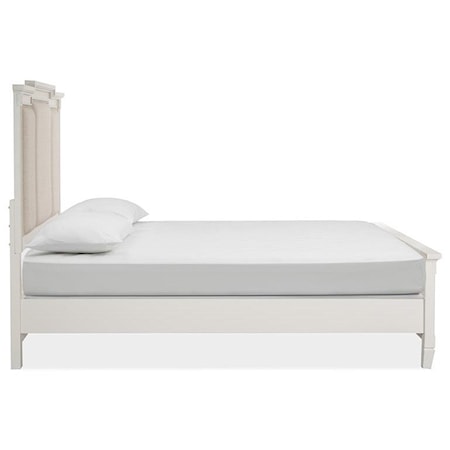 Queen Upholstered Panel Bed