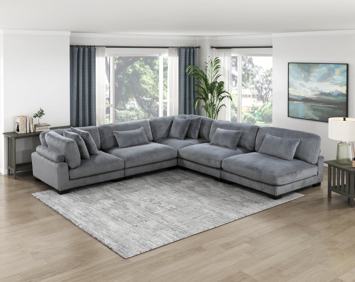 Homelegance Traverse 5-Piece Sectional Sofa