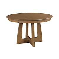 Traditional 54" Round Pedestal Dining Table