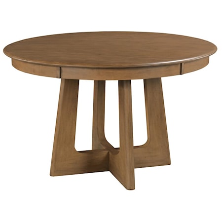 Traditional 54" Round Pedestal Dining Table