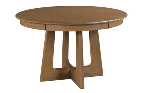 Traditional 54" Round Pedestal Dining Table