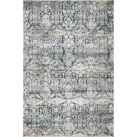 7'7" x 10'10" Teal Heidi Rug