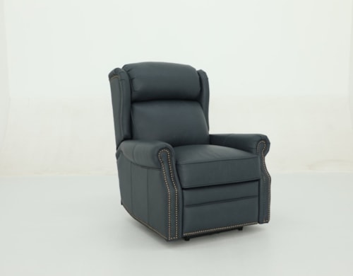 Transitional Power Recliner with Power Headrest