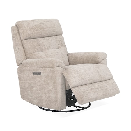 Sophisticated Power Swivel Gliding Recliner