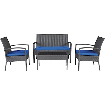 Outdoor Loveseat/Chairs/Table Set