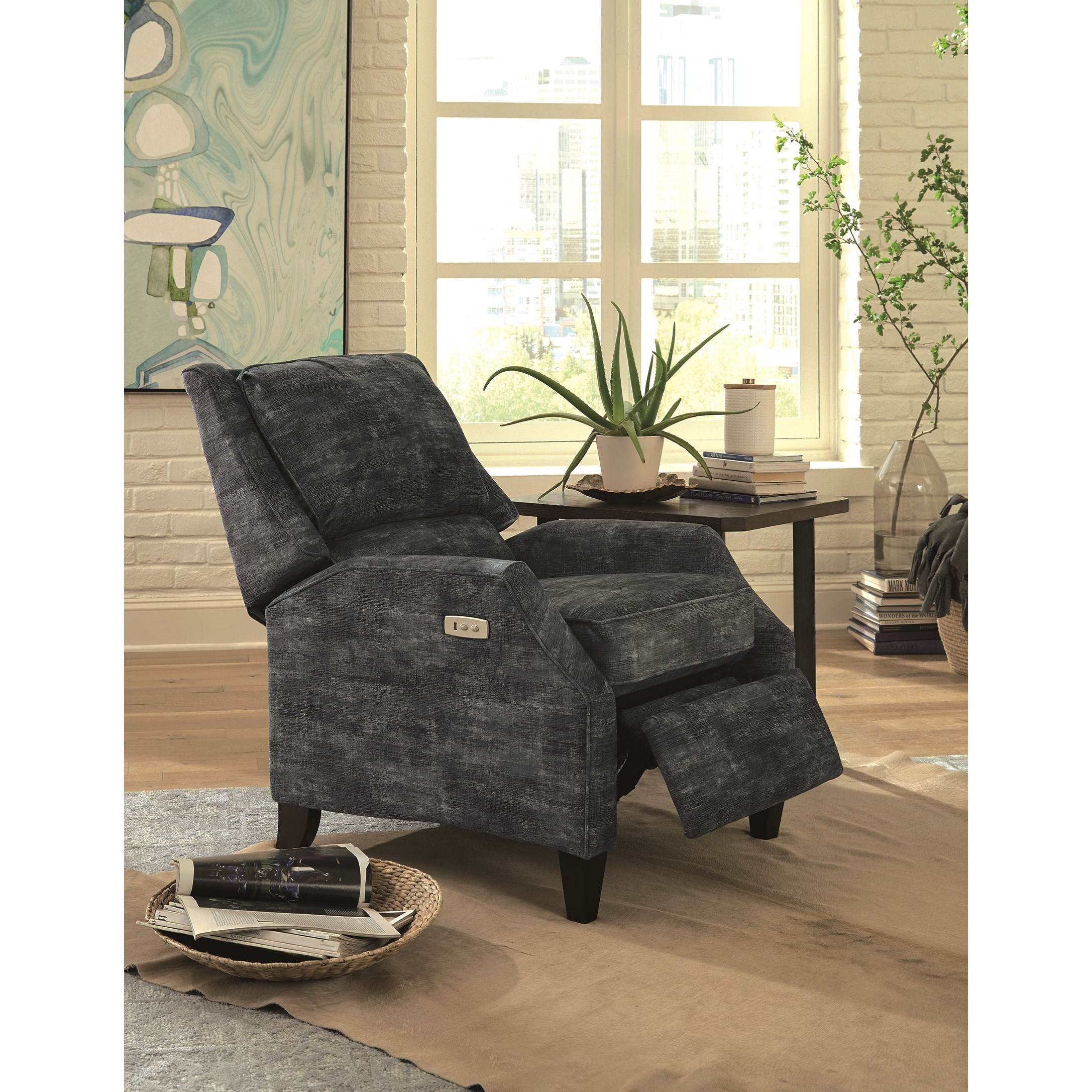 England 3050/AL Series 305031 8801 Contemporary Motion Chair