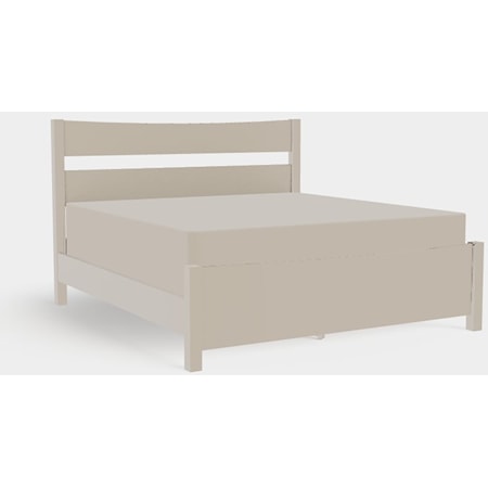 King Low Footboard Plank Bed
