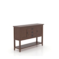 Transitional Customizable Storage Buffet with 3 Drawers