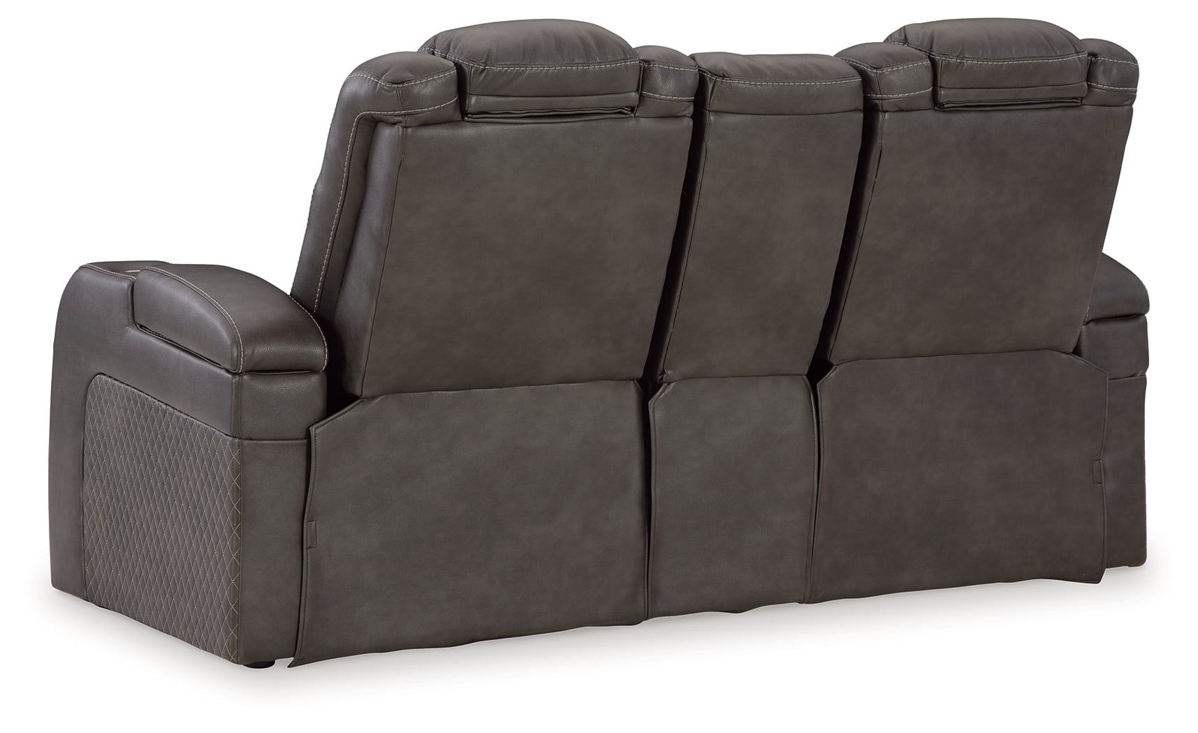 Signature Design by Ashley Fyne-Dyme Power Reclining Loveseat With Console