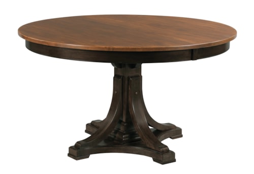 Traditional Round Pedestal Dining Table