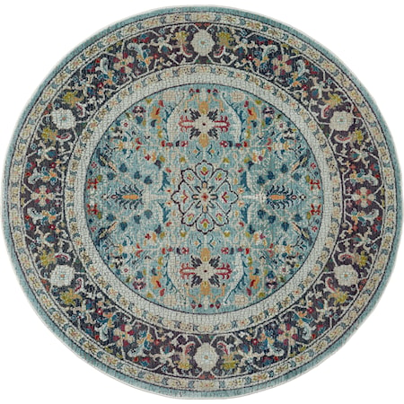 4' x Round  Rug