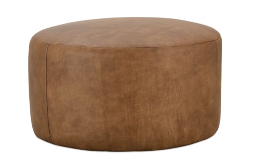 Contemporary Round Ottoman