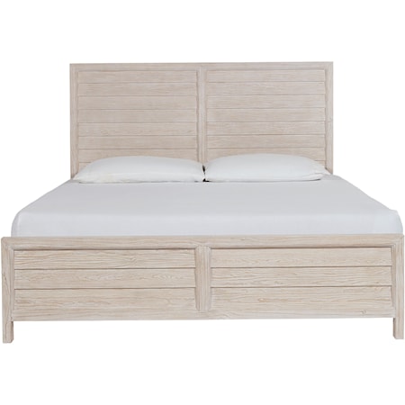 Coastal King Panel Bed