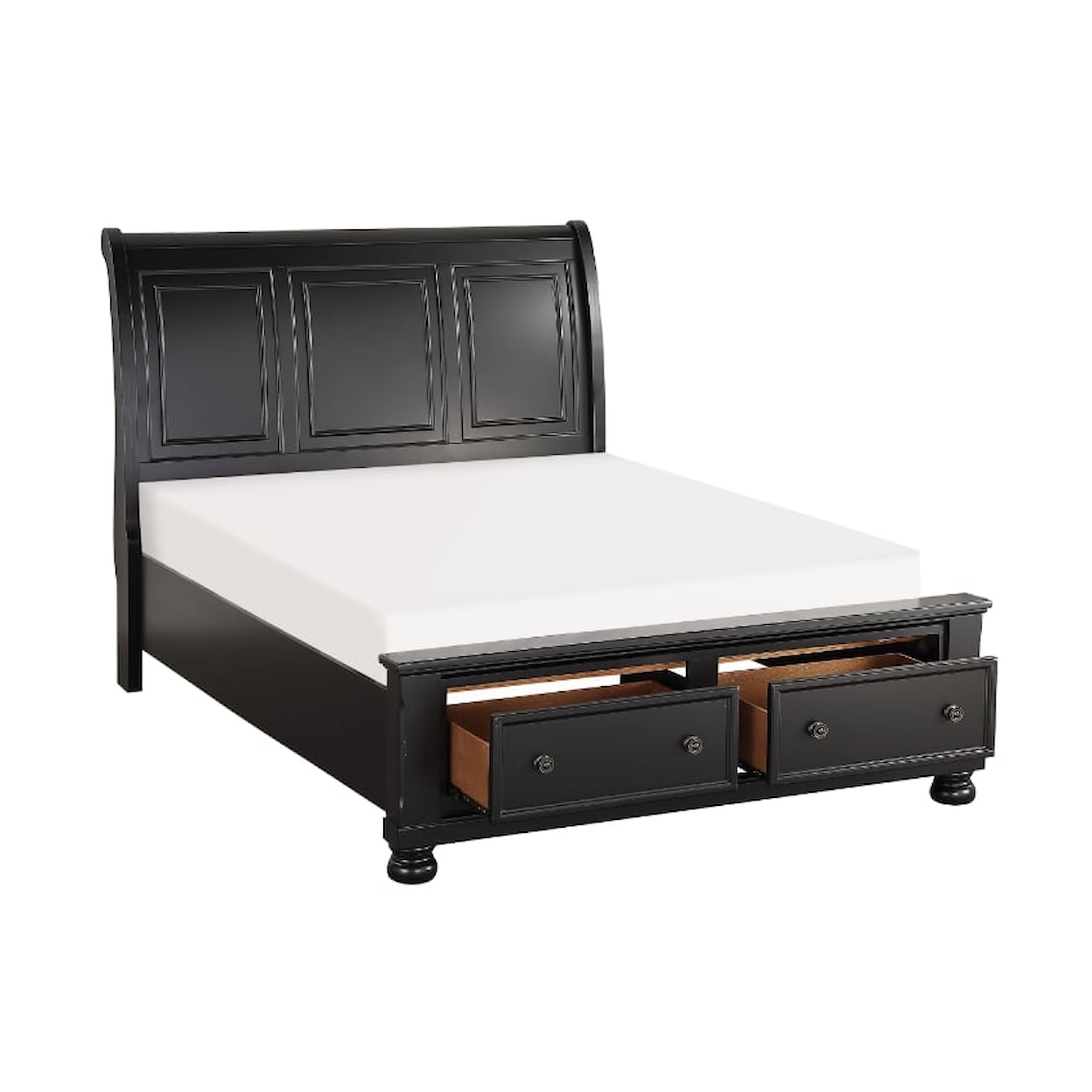 Homelegance Laurelin CA King Sleigh  Bed with FB Storage