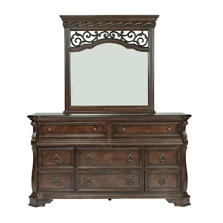 Dresser and Mirror