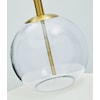 Ashley Furniture Signature Design Samder Glass Table Lamp