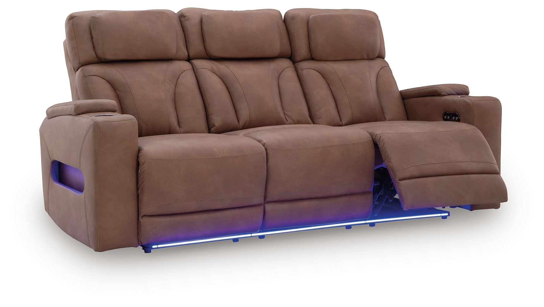 Pwr Rec Sofa With Adj Headrest