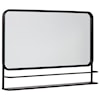 Ashley Furniture Signature Design Ebba Ebba Black Accent Mirror