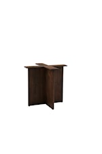 Vaughan Bassett Crafted Cherry - Dark Contemporary Upholstered Side Dining Chair