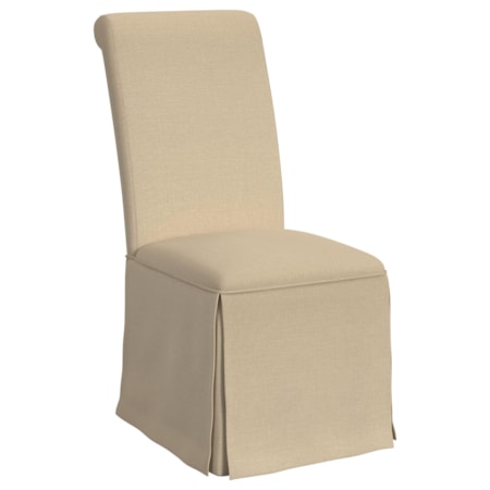 Shawna Skirted Dining Chair Khaki