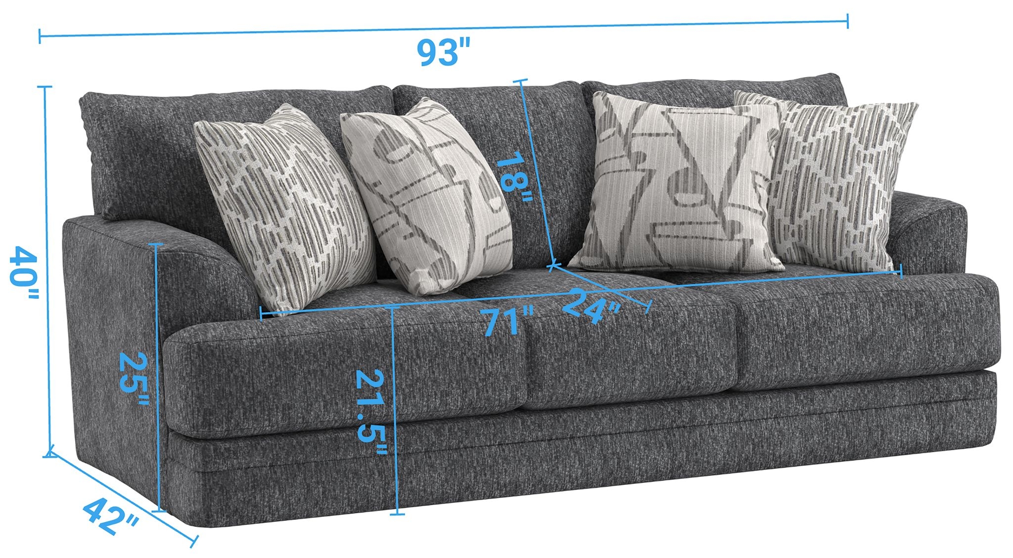 Jackson Furniture Tyson Queen Sleeper Sofa