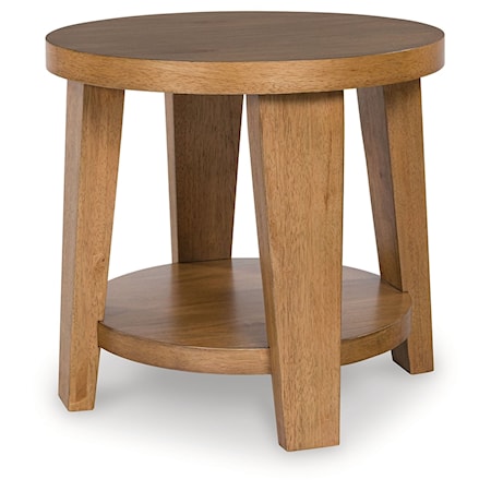 Round End Table