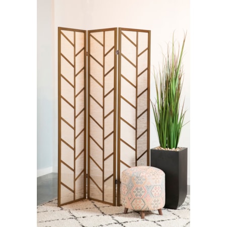 3-Panel Room Divider Folding Shoji Screen