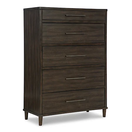 Contemporary Chest of 5-Drawers