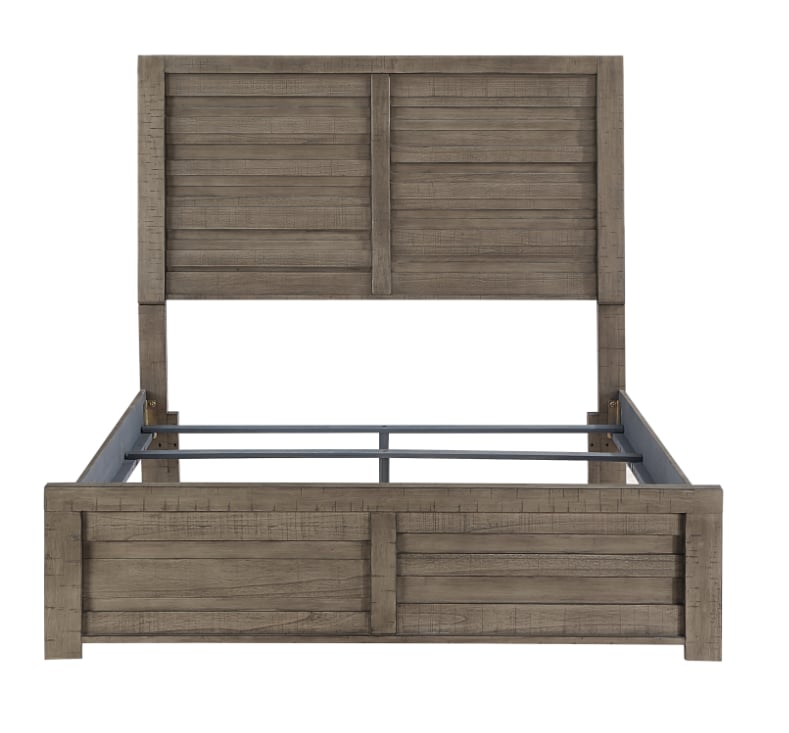 Rustic Full Panel Bed