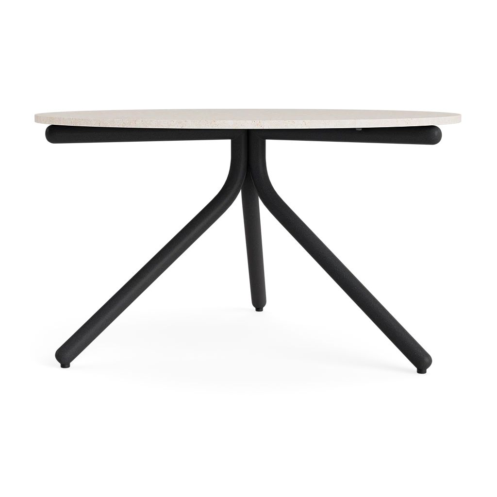28" Rd. Aluminum Nesting Table w/Dekton Top