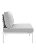 Modway Harmony 4-Piece  Sunbrella® Outdoor Patio Aluminum Seating Set