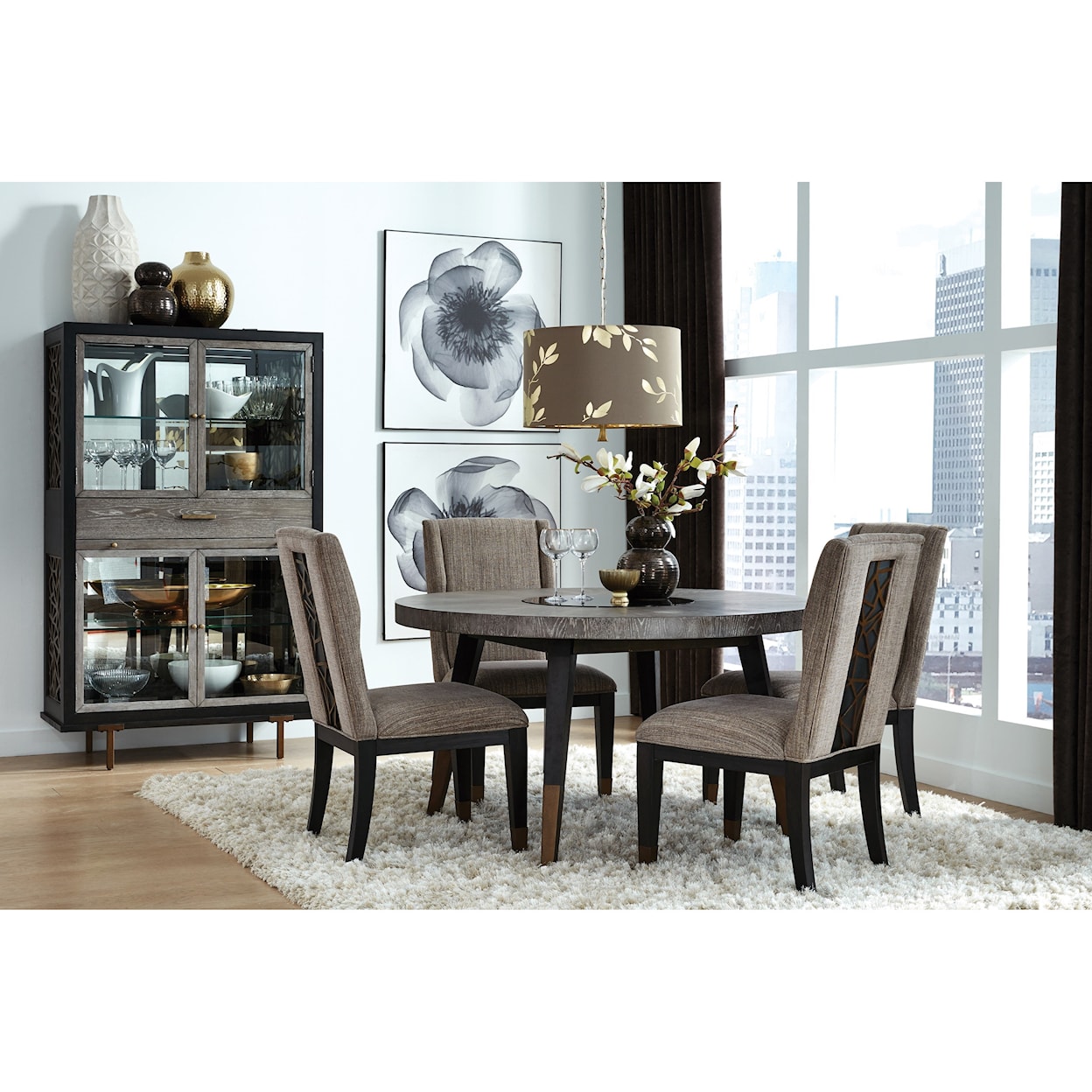 Magnussen Home Ryker Dining Round Dining Table